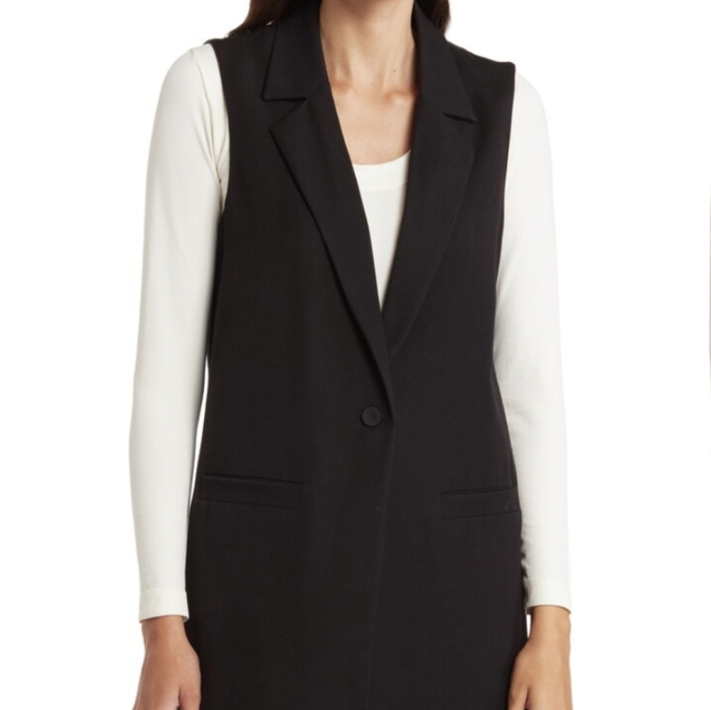 DR2 Black Sleeveless Vest,Sz XS